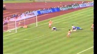 England v Holland 13 Euro 1988 All Goals [upl. by Earissed]