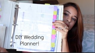 How To DIY Wedding Planning Binder How to  Wedding Planning [upl. by Atinrahs817]