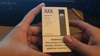 Juul Starter Kit  Unboxing and Review [upl. by Oigres]