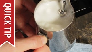 How to AutoFroth Milk for Lattes [upl. by Hajidahk]