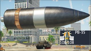 25000mm GIGANTIC Shell in War Thunder [upl. by Anneirb]