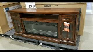 Costco Tresanti 78quot Fireplace Infrared TV Console 529 [upl. by Nnylear582]