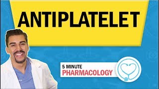 Pharmacology  Antiplatelet nursing RN PN NCLEX [upl. by Renick]