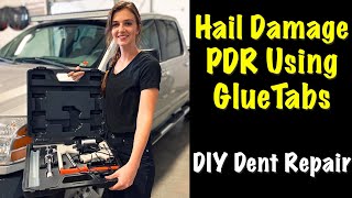 DIY PDR Glue Tab Hail Dent Repair  The Eastwood Way [upl. by Noah]