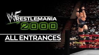 WWF Wrestlemania 2000 All Entrances 1080p HD [upl. by Steinke280]