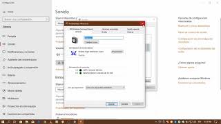 Panel de control de sonido Windows 10 [upl. by Aracot576]