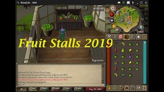 OSRSOld School Runescape Hosidius Fruit Stalls 2019 [upl. by Enaxor994]