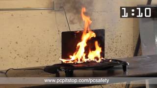 Exploding Laptop  Lithium Ion Battery [upl. by Hazlip]