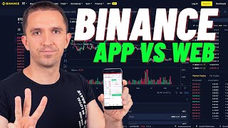 Binance App vs Website 3 THINGS TO KNOW  Binance Tutorial [upl. by Gizela]