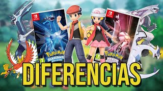 DIFERENCIAS entre Pokémon Diamante Brillante y Perla Reluciente ¿CUAL ELEGIR [upl. by Wieche]