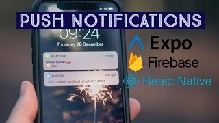 Expo  React Native  Firebase Send Push Notifications [upl. by Efthim]