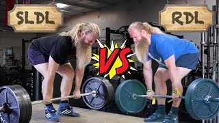 Stiff Leg Deadlift VS Romanian Deadlift [upl. by Encratis690]