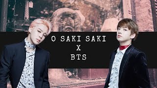 O Saki Saki ft BTS  kpop mix  FMV [upl. by Akisej851]