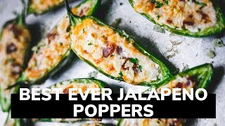 Best Stuffed Jalapeno Recipe  Bake at 425F [upl. by Nnyloj685]