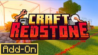 Craft Redstone Addon Review MCPE minecraftpe [upl. by Namwen]