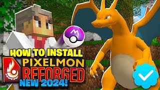 How To Download PIXELMON REFORGED in MINECRAFT  2024 Guide [upl. by Timus]