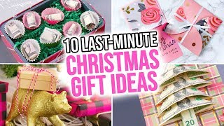 10 LastMinute DIY Christmas Gift Ideas [upl. by Salina]