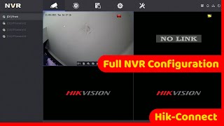 HikVision NVR Setup Including HikConnect NEW [upl. by Nosyrb765]