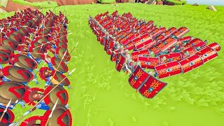 TABS  300 Spartans vs TESTUDO Formation in Totally Accurate Battle Simulator [upl. by Rickard]