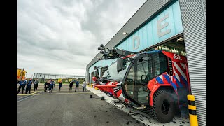 Opening nieuwe brandweerkazerne luchthaven Rotterdam The Hague Airport [upl. by Fahy684]