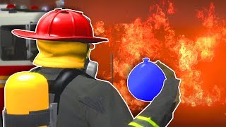 WORST FIREFIGHTER EVER  Garrys Mod Gameplay  Gmod Firefighter Roleplay [upl. by Aihsas66]