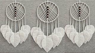 DIY Atrapasueños en MACRAME  paso a paso  DIY Macrame Dreamcatcher Tutorial [upl. by Rohn]