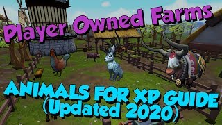 199120 Player Owned Farms XP Guide Runescape 3 Updated for 2020 [upl. by Peti49]