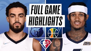 GRIZZLIES at JAZZ  FULL GAME HIGHLIGHTS  April 5 2022 [upl. by Noli]