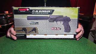 Gamo PT85 Tactical Blowback Pistol Review amp Shoot [upl. by Nan]