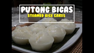 Putong Bigas Steamed Rice Cakes  Simple and Easy Recipe [upl. by Llertnov]