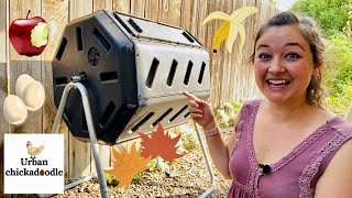 How To Use A Compost Tumbler For Beginners [upl. by Ayoj750]