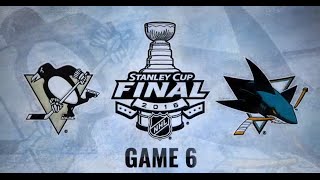 Stanley Cup Final 2016 NHL GAME 6  Pittsburgh Penguins  San Jose Sharks [upl. by Nnaeiluj]