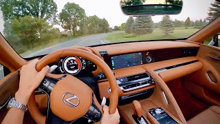 2021 Lexus LC 500 Convertible  POV Driving Impressions [upl. by Asenaj618]