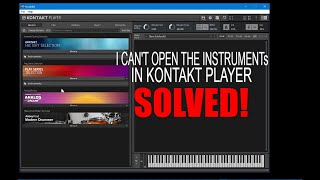 SOLVED  How to fix No Instruments loaded in Kontakt [upl. by Meredi]