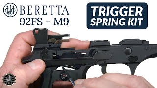 Beretta 92FS  M9 Trigger Spring Kit  Beretta 92 Upgrades  Beretta M9 Mods  Beretta 92  MCARBO [upl. by Name]