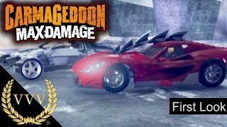 Carmageddon Max Damage First Look PS4 Gameplay [upl. by Nena]