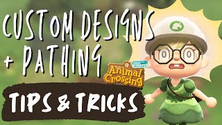 EVERYTHING you NEED TO KNOW about CUSTOM DESIGNS and PATHING  Animal Crossing New Horizons [upl. by Oigile570]