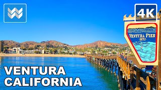 4K Downtown Ventura California USA  Walking Tour amp Travel Guide 🎧 Binaural City Sounds [upl. by Adelbert]