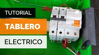 Tutorial cómo armar TABLERO ELÉCTRICO domiciliario diferencial y automáticos  Paso Sustentable [upl. by Ocirne531]