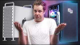 Im SHOCKED 11000 Mac Pro vs 11000 PC [upl. by Enomor]