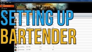 How To Setup Bartender On World Of Warcraft [upl. by Nanoc]