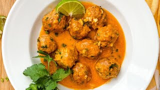 Thai Meatball Curry  Easy amp Delicious [upl. by Eceinhoj376]