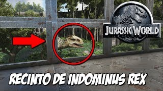 INDOMINUS REX JURASSIC WORLD EL RECINTO MAS SEGURO DE INDOMINUS JURASSIC WORLD ARK PARK [upl. by Zailer]