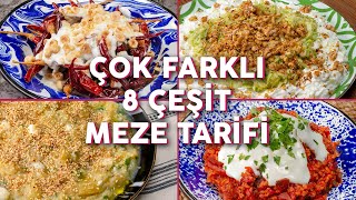 Evde Rahatlıkla Hazırlayabileceğiniz 8 Çok Farklı Meze Tarifi  Meze Tarifleri  Yemekcom [upl. by Eulaliah]