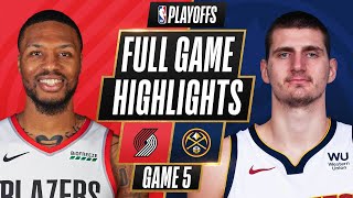 6 TRAIL BLAZERS at 3 NUGGETS  FULL GAME HIGHLIGHTS  June 1 2021 [upl. by Luht]