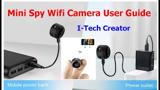 How to Setup and Install A9 Mini Spy WiFi Wireless HD 1080P Camera [upl. by Trimble]