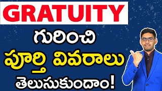 Complete Details About Gratuity in Telugu  How to Calculate Gratuity l Tax Calculation on Gratuity [upl. by Ak796]