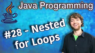 Java Programming Tutorial 28  Nested for Loops Triangles and Pyramids [upl. by Nnaarual327]