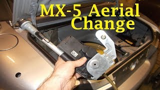 Mazda MX5 Aerial Change [upl. by Akinimod]