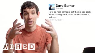 Alex Honnold Answers Rock Climbing Questions From Twitter  Tech Support  WIRED [upl. by Tannie113]